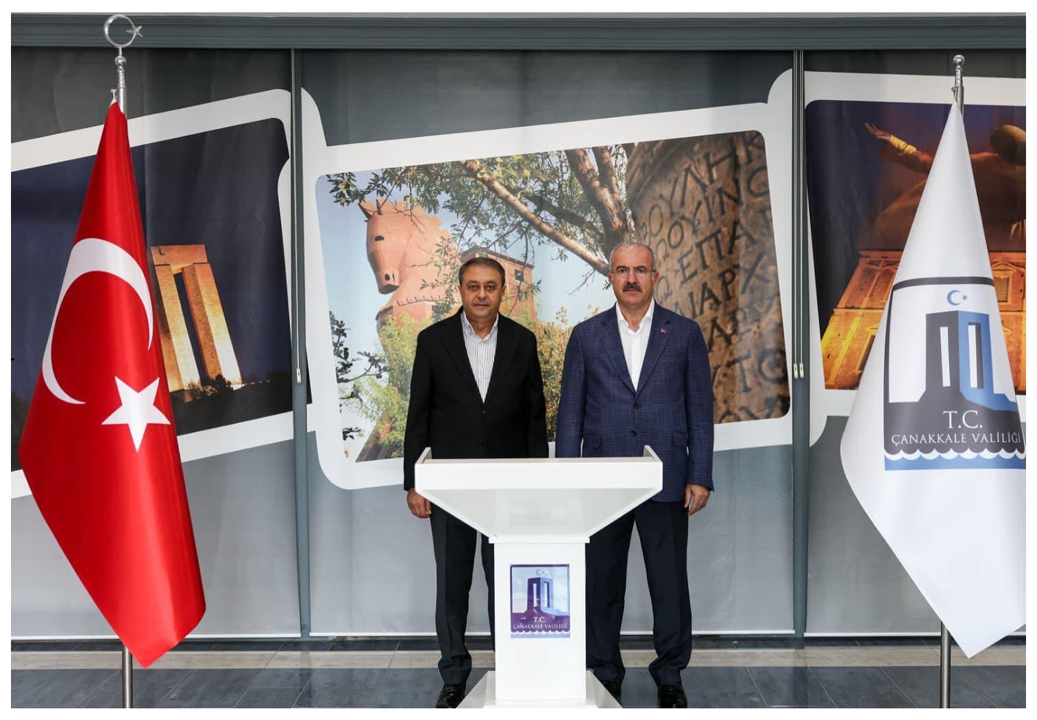 ŞANLIURFA VALİSİNDEN ÇANAKKALE VALİSİNE ZİYARET