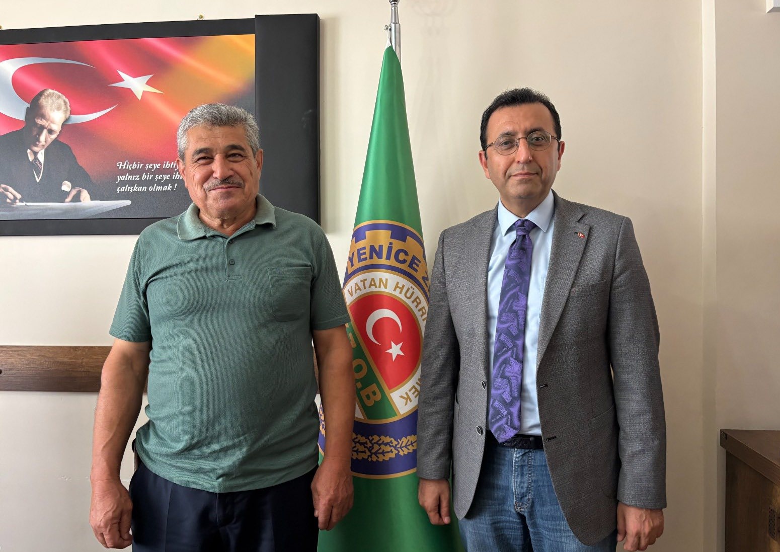 TARIM VE ORMAN İL MÜDÜRÜNDEN YENİCE ZİRAAT ODASI BAŞKANLIĞINA ZİYARET