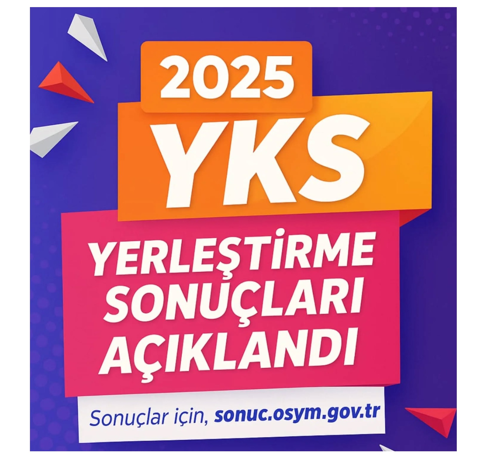 2025-YKS YERLEŞTİRME SONUÇLARI AÇIKLANDI