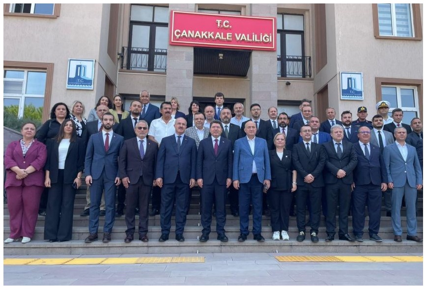 ADALET BAKANI TUNÇ’TAN ÇANAKKALE VALİLİĞİ’NE ZİYARET