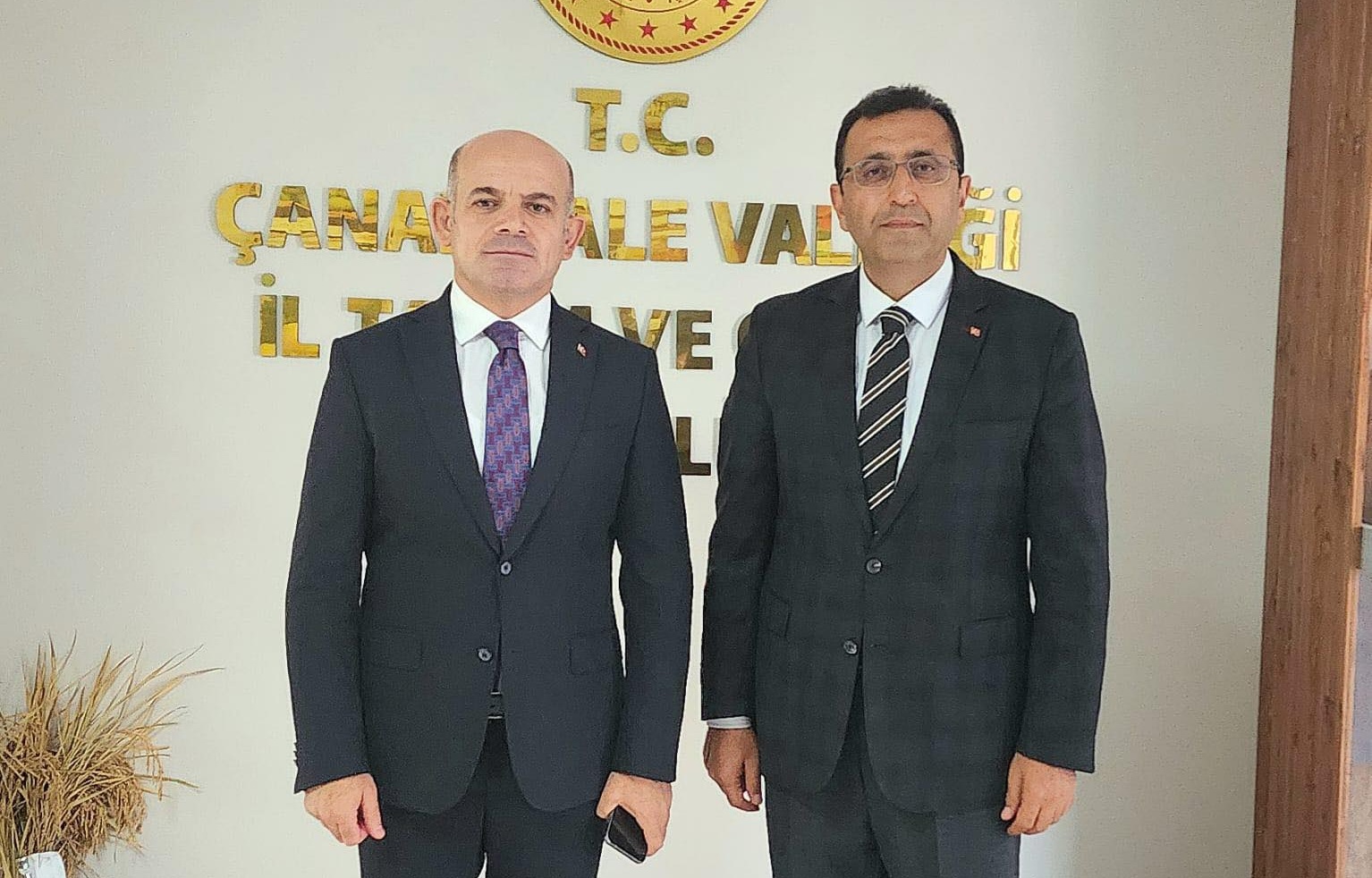 ÇAN KAYMAKAMINDAN TARIM VE ORMAN İL MÜDÜRÜNE ZİYARET