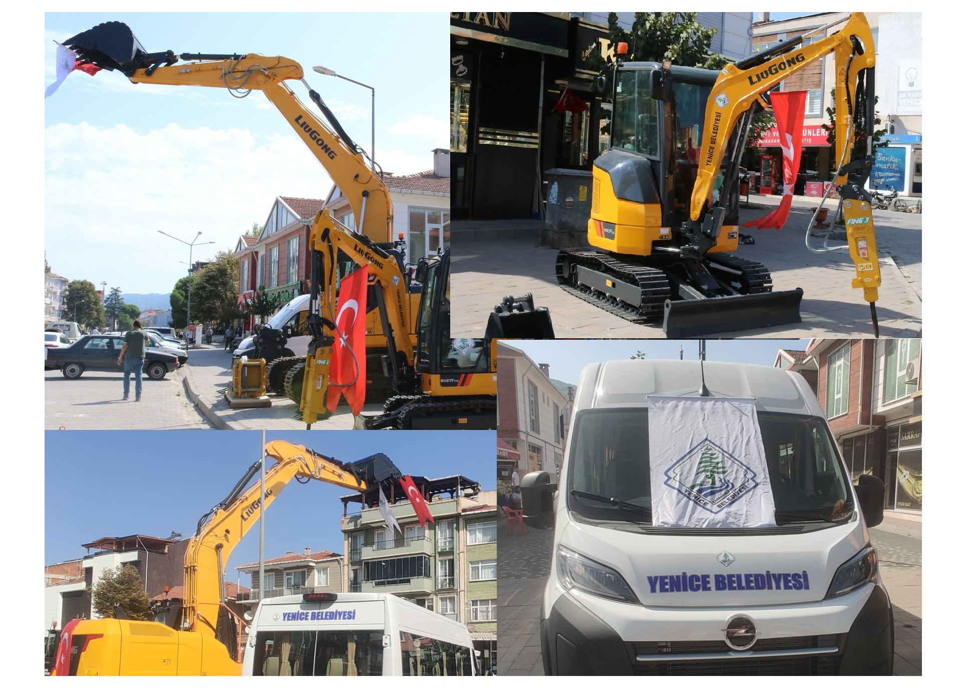 YENİCE BELEDİYESİNİN ARAÇ FİLOSU GÜÇLENDİ