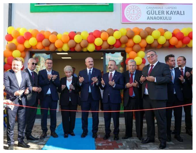 GÜLER KAYALI ANAOKULUNUN AÇILIŞINA BAKAN YARDIMCISI TURAN DA KATILDI