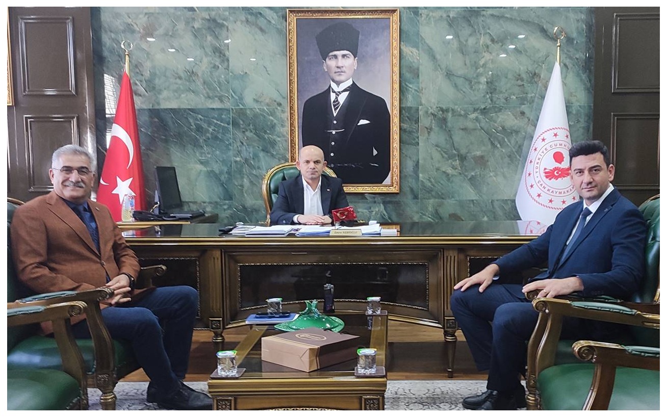  KADASTRO İL MÜDÜRÜNDEN ÇAN KAYMAKAMINA ZİYARET