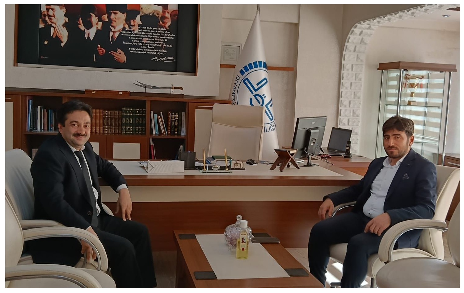 YENİCE İLÇE MÜFTÜSÜNDEN EZİNE İLÇE MÜFTÜSÜNE ZİYARET