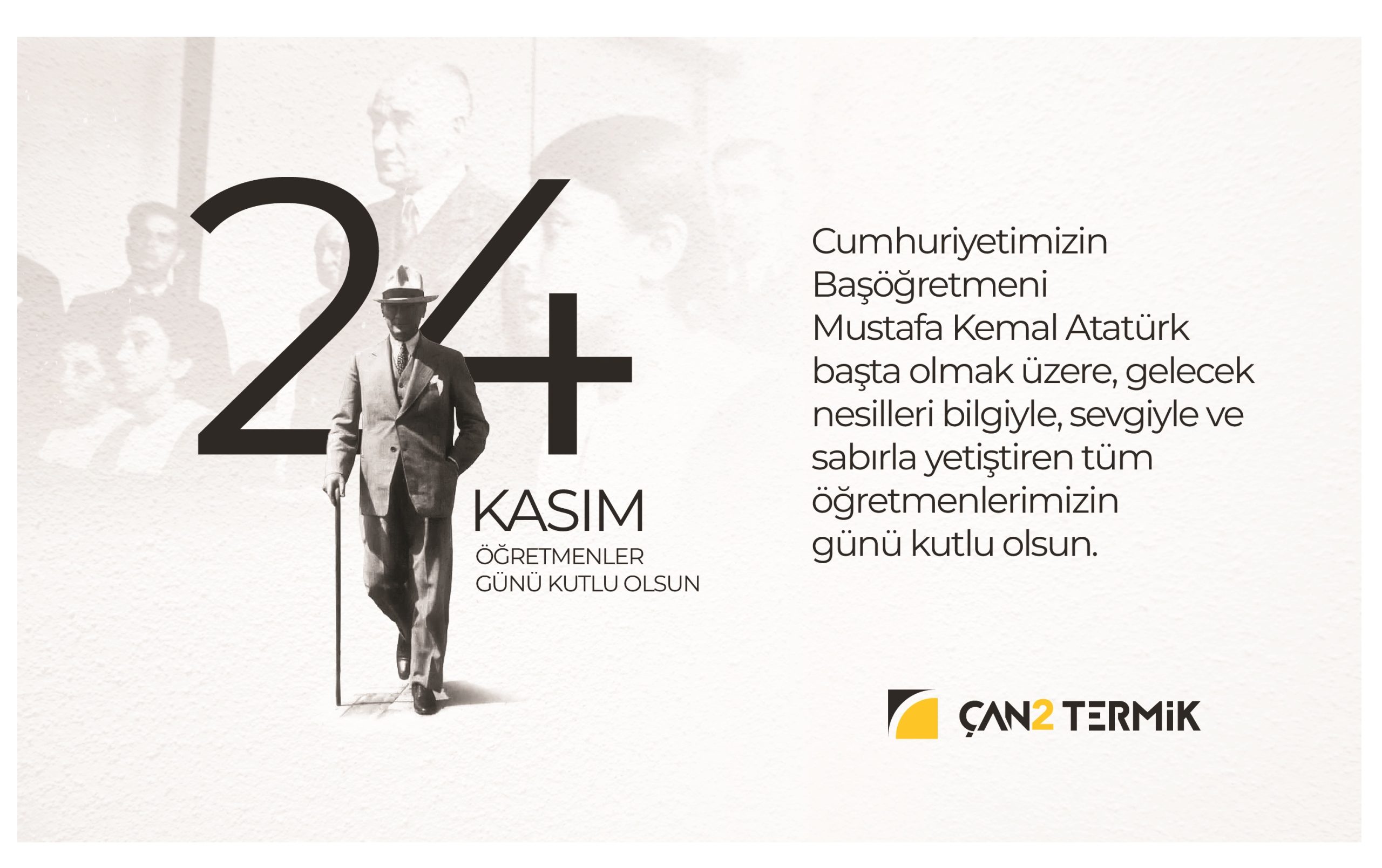 ÇAN2 TERMİK’TEN 24 KASIM ÖĞRETMENLER GÜNÜ KUTLAMASI