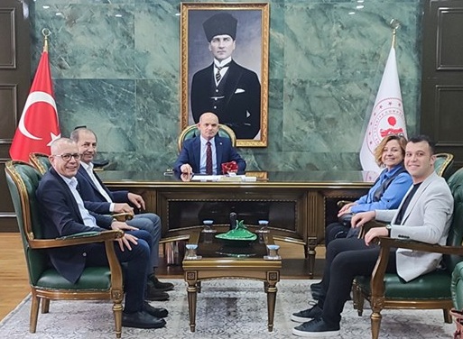 CHP İLÇE TEŞKİLATINDAN ÇAN KAYMAKAMINA ZİYARET