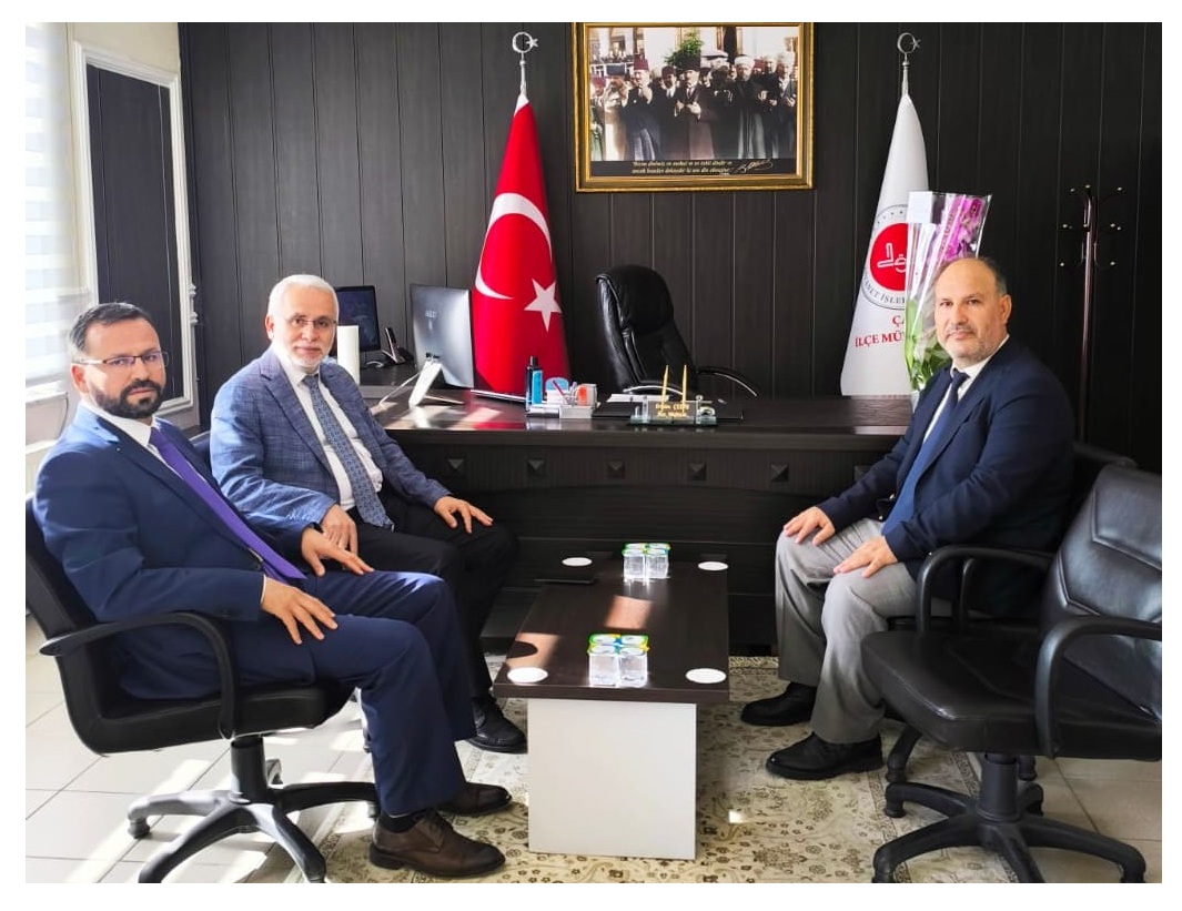 ÇANAKKALE İL MÜFTÜSÜNDEN ÇAN İLÇE MÜFTÜSÜNE ZİYARET
