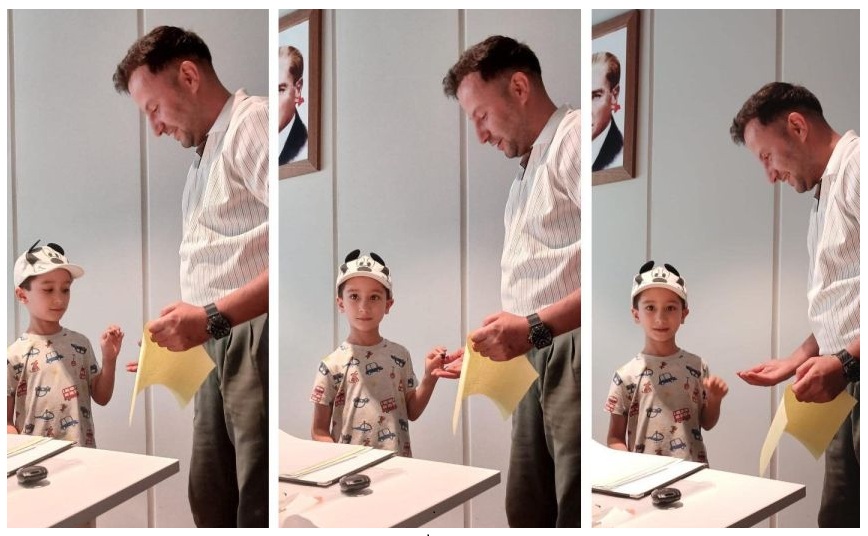 İNTEPELİ ALTI YAŞINDAKİ ALİ ATEŞ ALP, TÜRKİYE’NİN EN KÜÇÜK ESER BAĞIŞÇISI OLDU