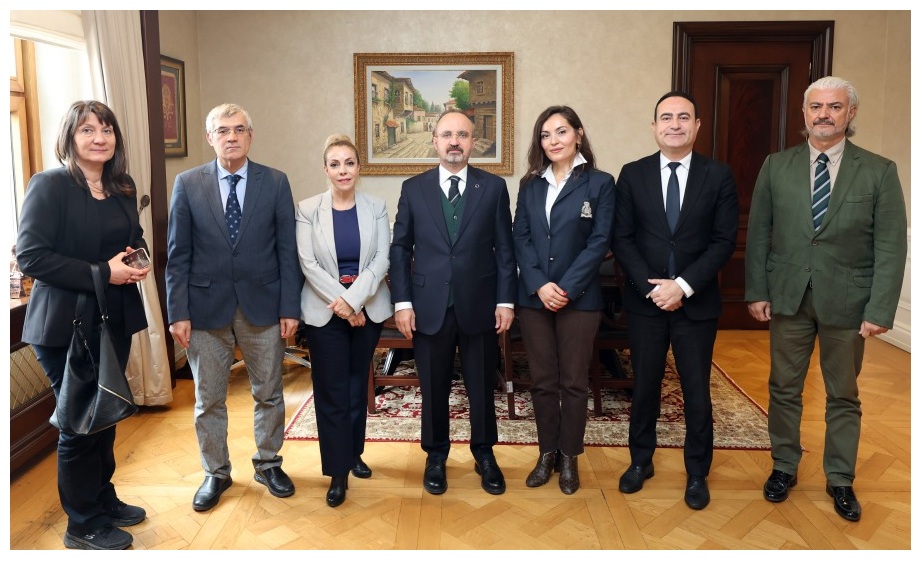 MUHABİRLER DERNEĞİ’NDEN İÇİŞLERİ BAKAN YARDIMCISI TURAN’A ZİYARET