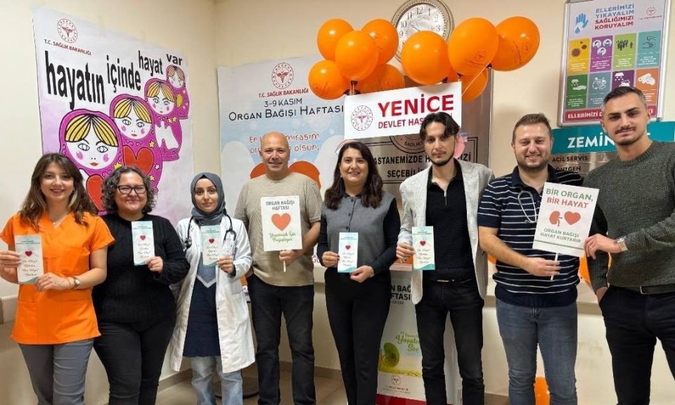 YENİCE DEVLET HASTANESİ’NDE ORGAN BAĞIŞI HAFTASI ETKİNLİĞİ