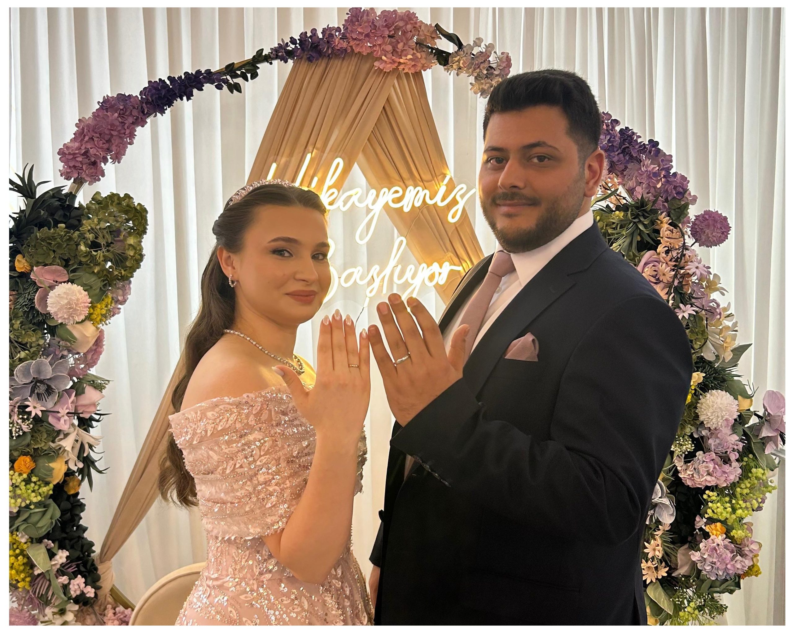 KURUCUMUZ GAZETECİ SABRİ KARAKAYA’NIN KIZI SEFANUR KARAKAYA NİŞANLANDI