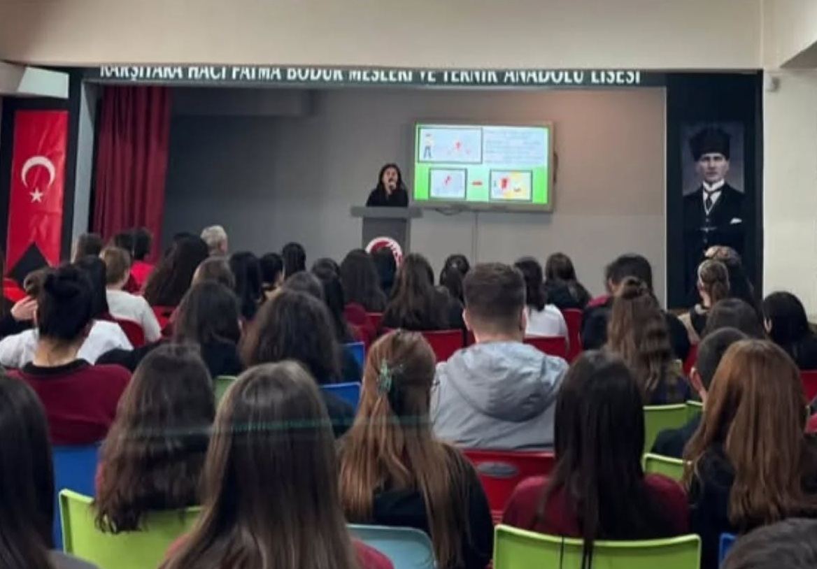 ÇAN HACI FATMA BODUR MTAL ÖĞRENCİLERİNE KİŞİSEL GELİŞİM VE TOPLUMSAL FARKINDALIK SEMİNERİ