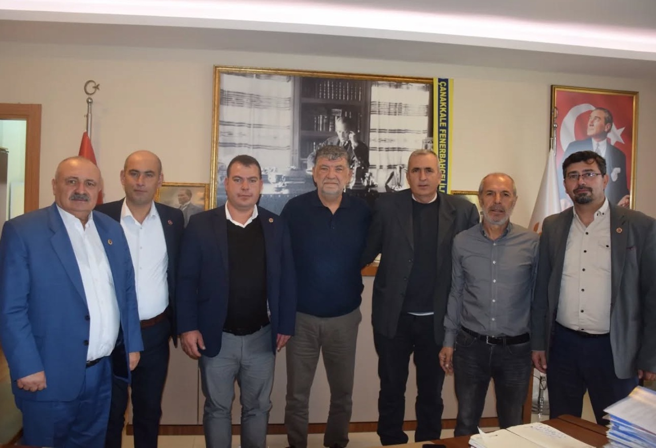 ÇAN’IN DÖRT KÖY MUHTARINDAN İGM BAŞKANINA ZİYARET