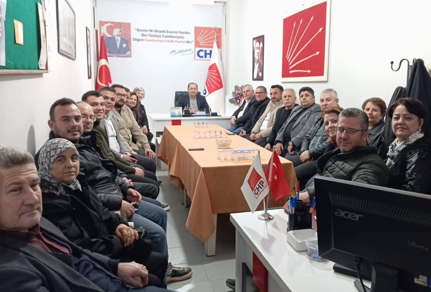 ÇAN VE EZİNE CHP ÖRGÜTLERİ ARASINDA DAYANIŞMA BULUŞMASI