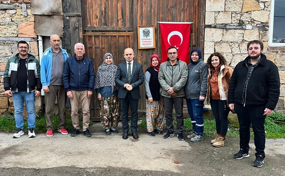 ÇAN KAYMAKAMINDAN OSMANLI TORUNU MÜZESİNE ZİYARET