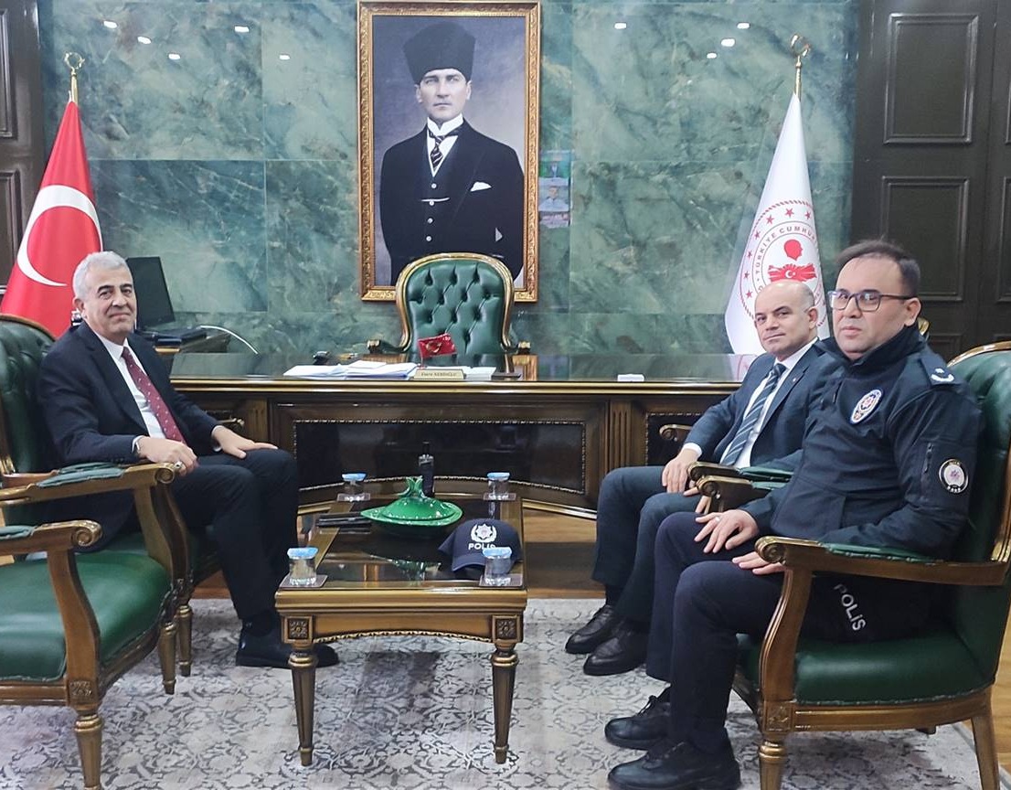 ÇANAKKALE İL EMNİYET MÜDÜRÜNDEN ÇAN KAYMAKAMINA İADE-İ ZİYARET