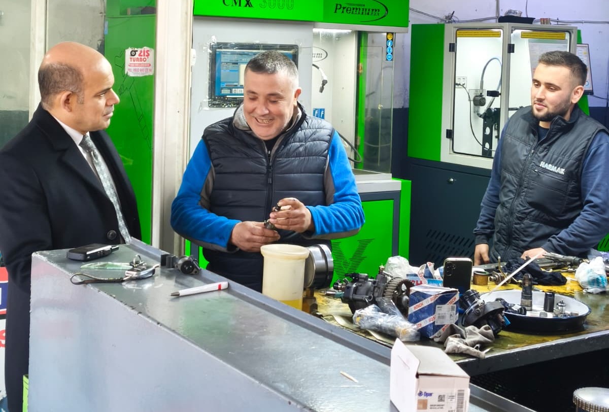 KAYMAKAMDAN SANAYİ ESNAFINA ZİYARET