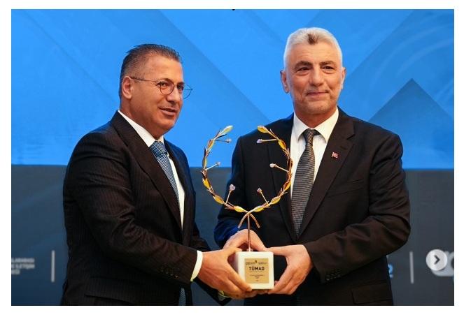 TÜMAD’A “YILIN ÇEVRECİ, SÜRDÜRÜLEBİLİRLİK VE MİLLÎ FAYDA ÖDÜLÜ”