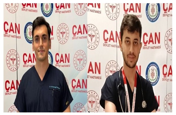 ÇAN DEVLET HASTANESİNE İKİ YENİ DOKTOR