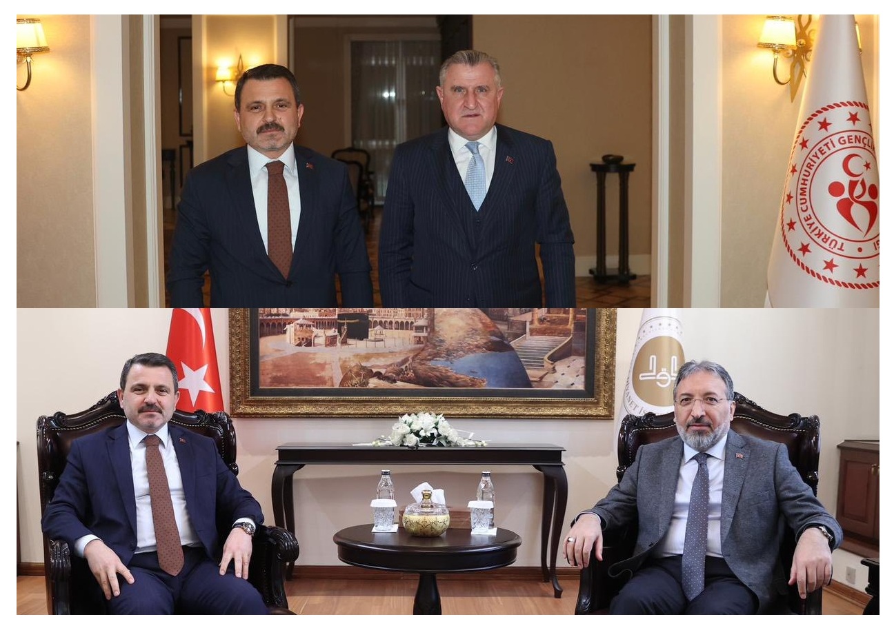 KAŞDEMİR’DEN DİYANET İŞLERİ BAŞKANI İLE GENÇLİK VE SPOR BAKANINA ZİYARET