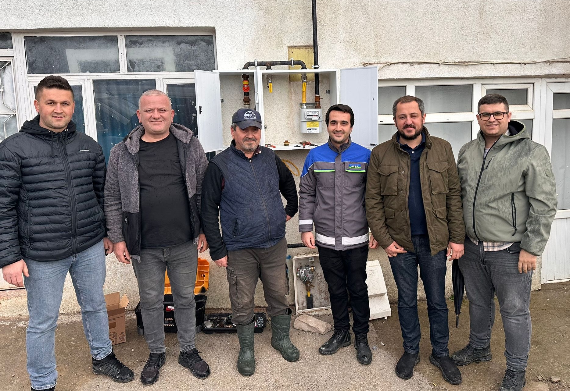 TERZİALAN BELDESİNE İLK DOĞALGAZ AKIŞI GERÇEKLEŞTİ