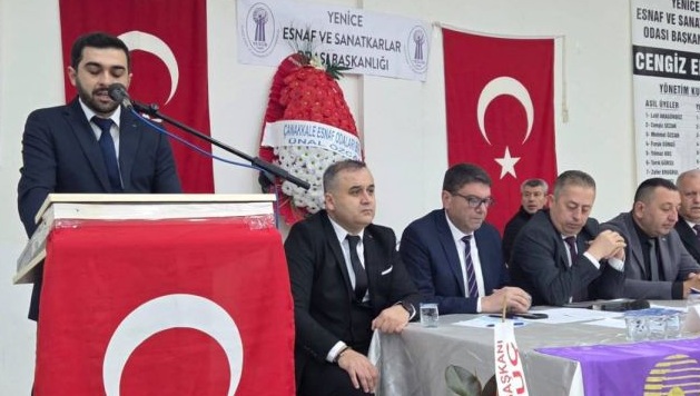 YENİCE ESNAF VE SANATKARLAR ODASININ YENİ BAŞKANI ADNAN ÖZGÜL OLDU