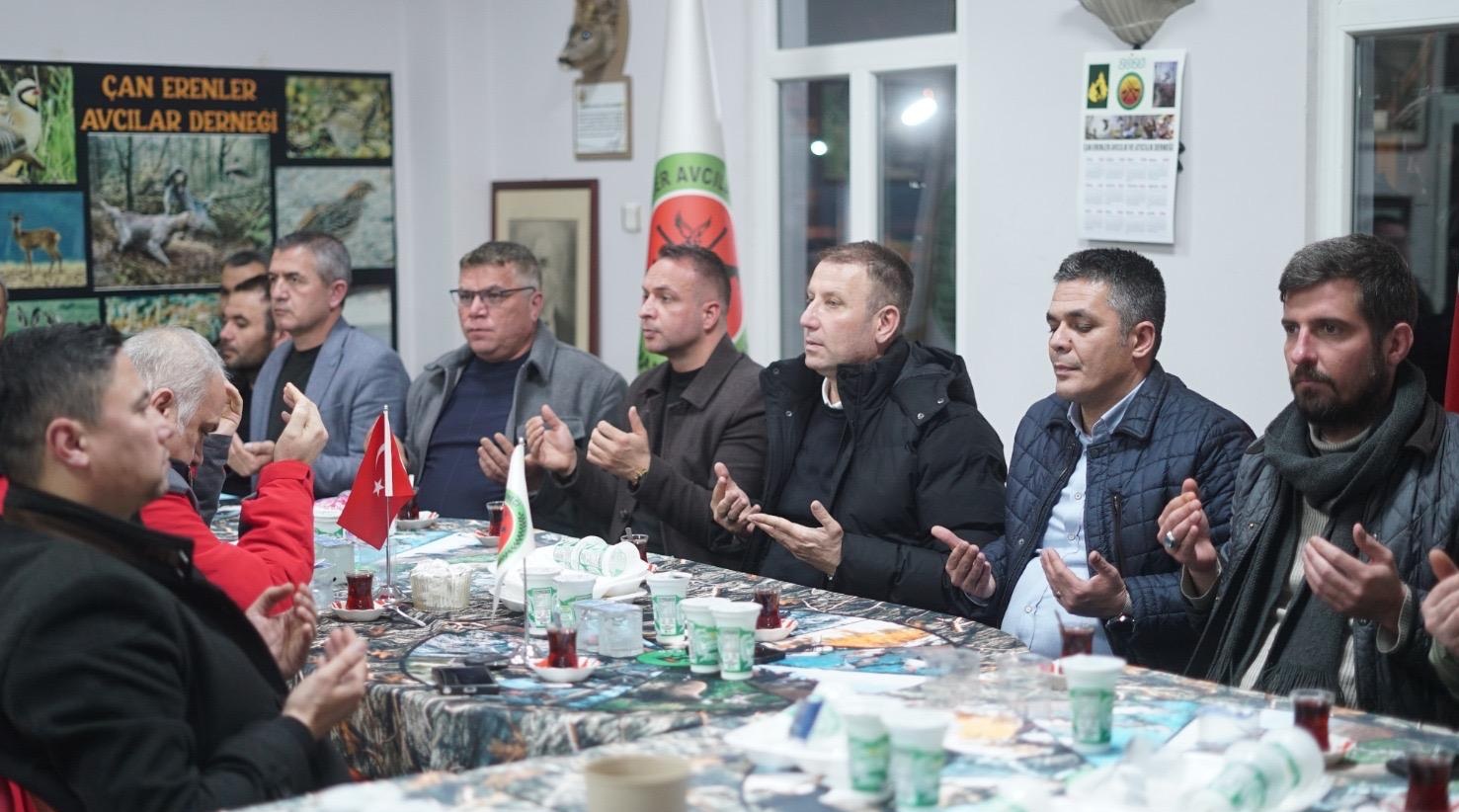 ERENLER VE AVCILAR DERNEĞİNİN PİLAVI STKLARI VE AVCILARI BULUŞTURDU