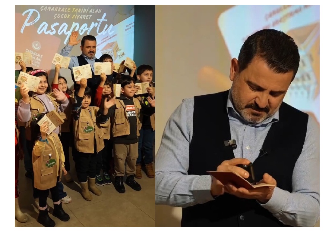 TARİHİ ALANDAN ÇOCUKLARA ZİYARET PASAPORTU