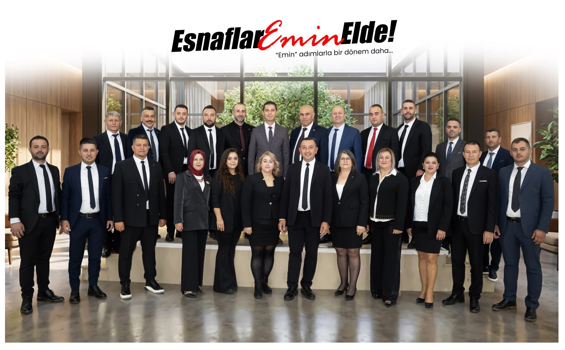 ÇAN ESNAFLARINDAN EMİN GÖRGÜN’E ÜÇÜNCÜ DÖNEMDE DE DESTEK