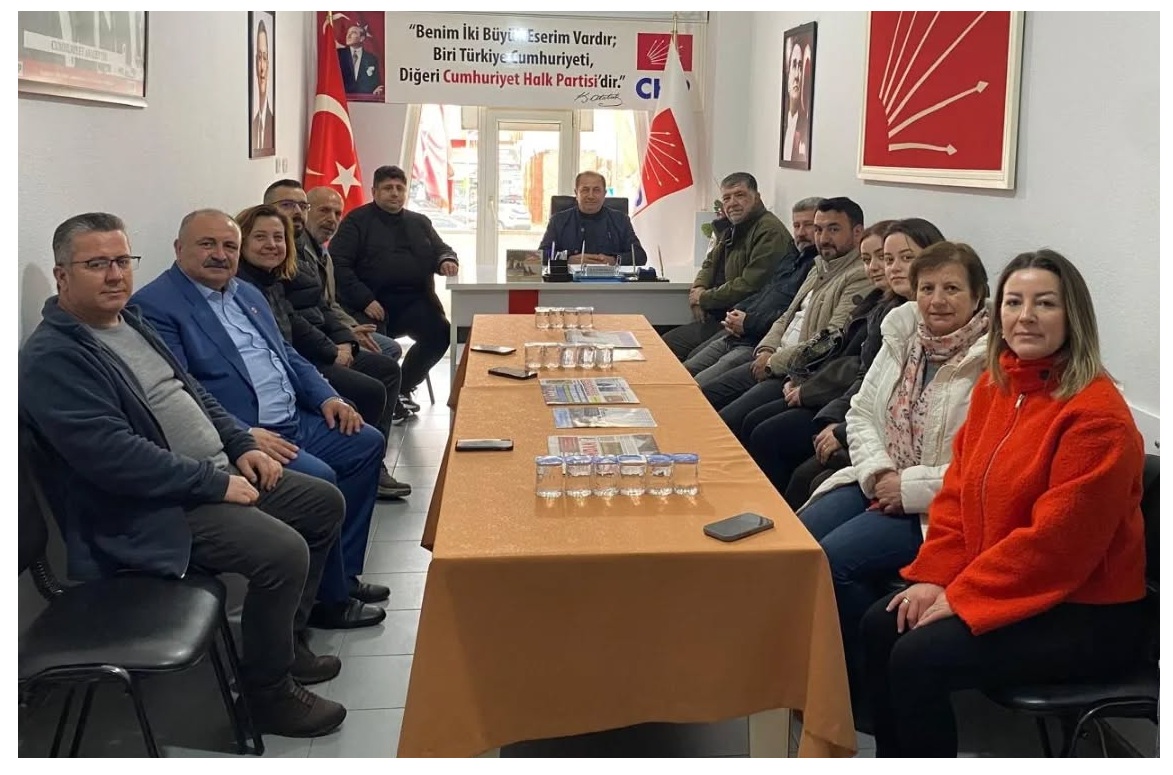 İL GENEL MECLİS BAŞKANINDAN ÇAN’DA CHP İLÇE BAŞKANLIĞI İLE BELEDİYEYE ZİYARET