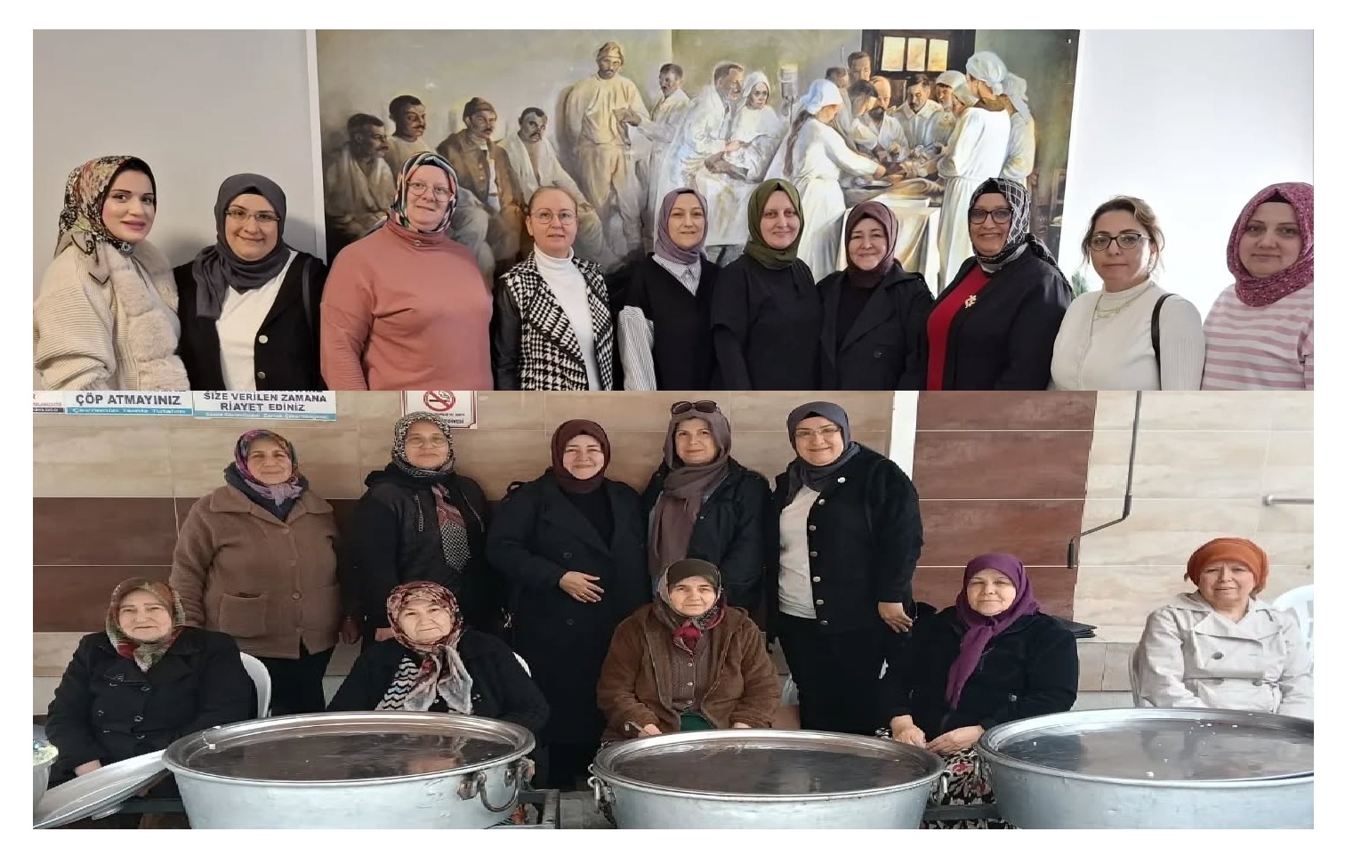 AK PARTİ ÇAN KADIN KOLLARINDAN HASTANE VE MAHALLE ZİYARETİ