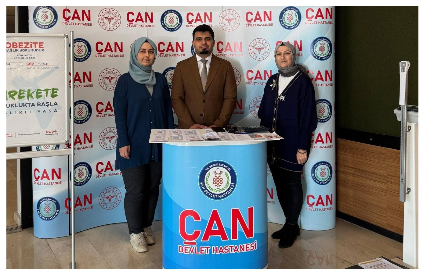 ÇAN DEVLET HASTANESİ’NDE OBEZİTE FARKINDALIK STANDI