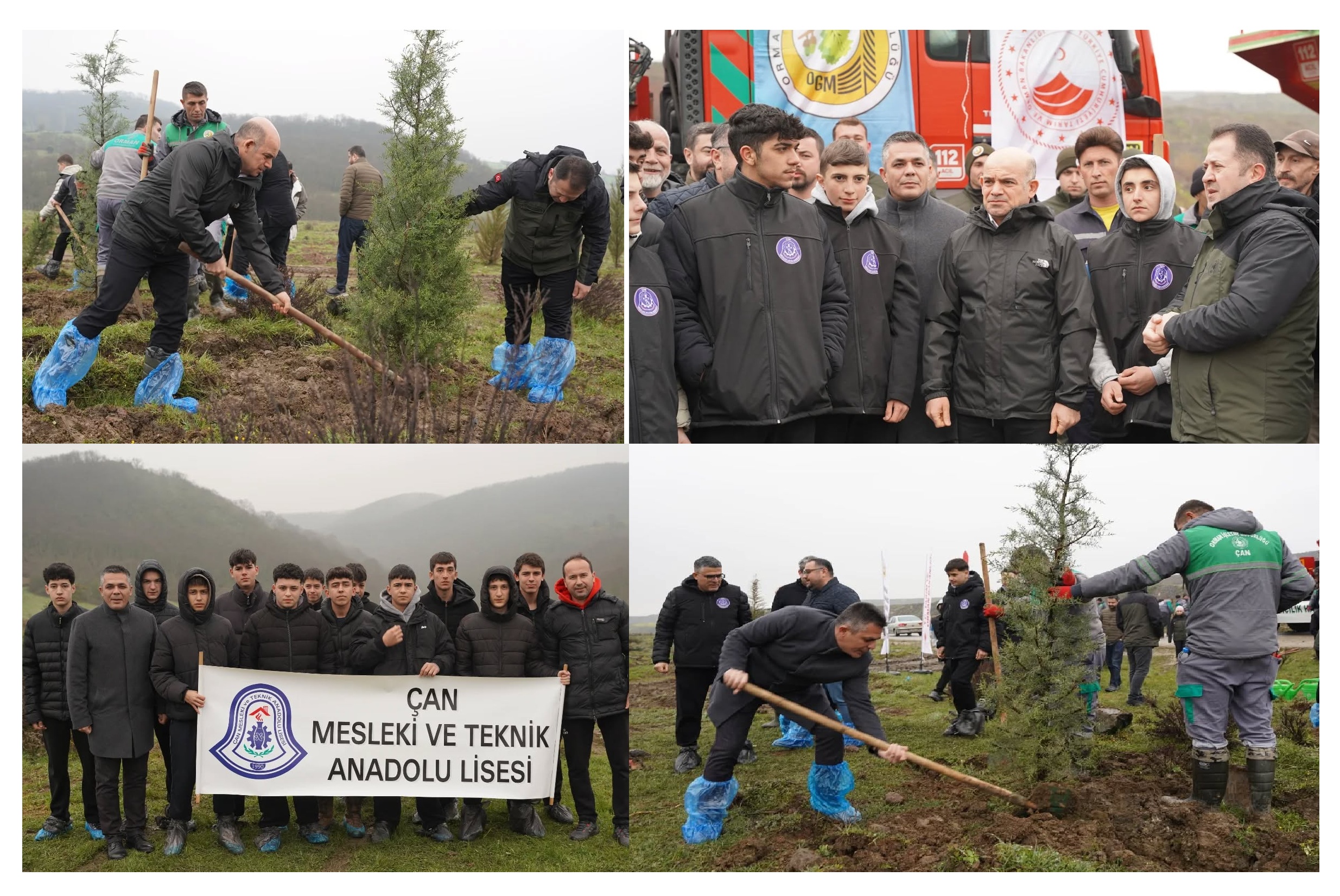 ÇAN’DA DÜNYA ORMANCILIK GÜNÜNDE FİDAN DİKİLDİ
