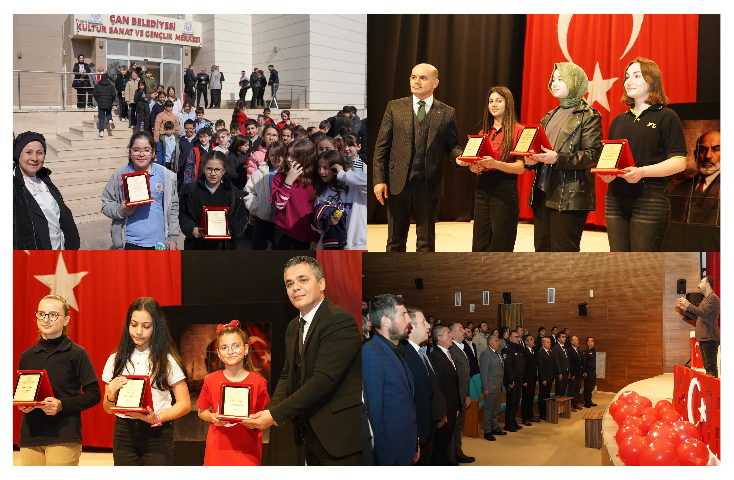 ÇAN’DA MEHMET AKİF ERSOY, İSTİKLAL MARŞI’NIN KABULÜNDE TÖRENLE ANILDI