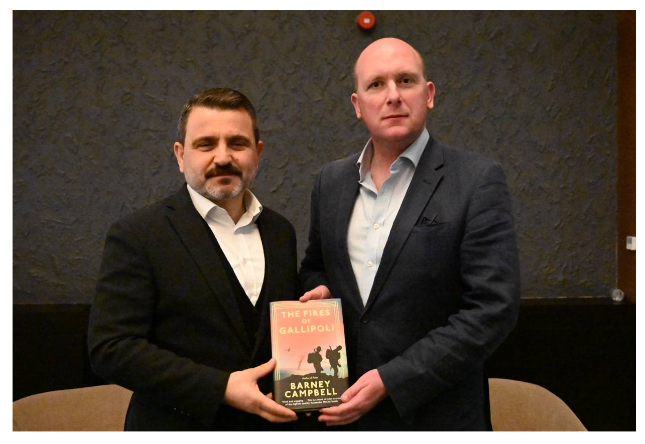 İNGİLİZ HEYETİ, TARİHİ ALAN’DA AĞIRLANDI