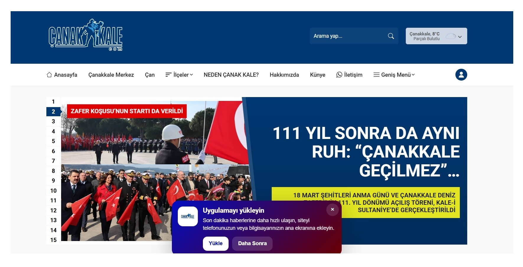 HABER SİTEMİZE ARTIK BİR TIKLA ULAŞILABİLECEK…