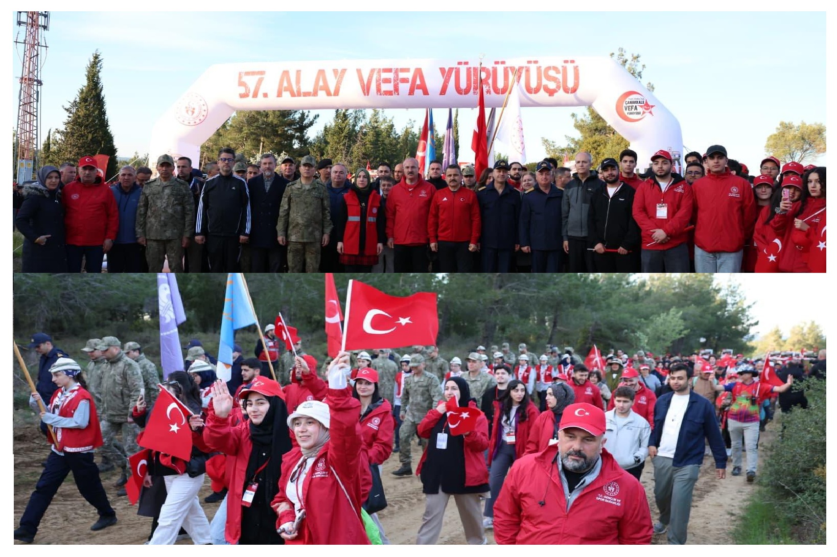 57. ALAY’A VEFA YÜRÜYÜŞÜ GERÇEKLEŞTİRİLDİ