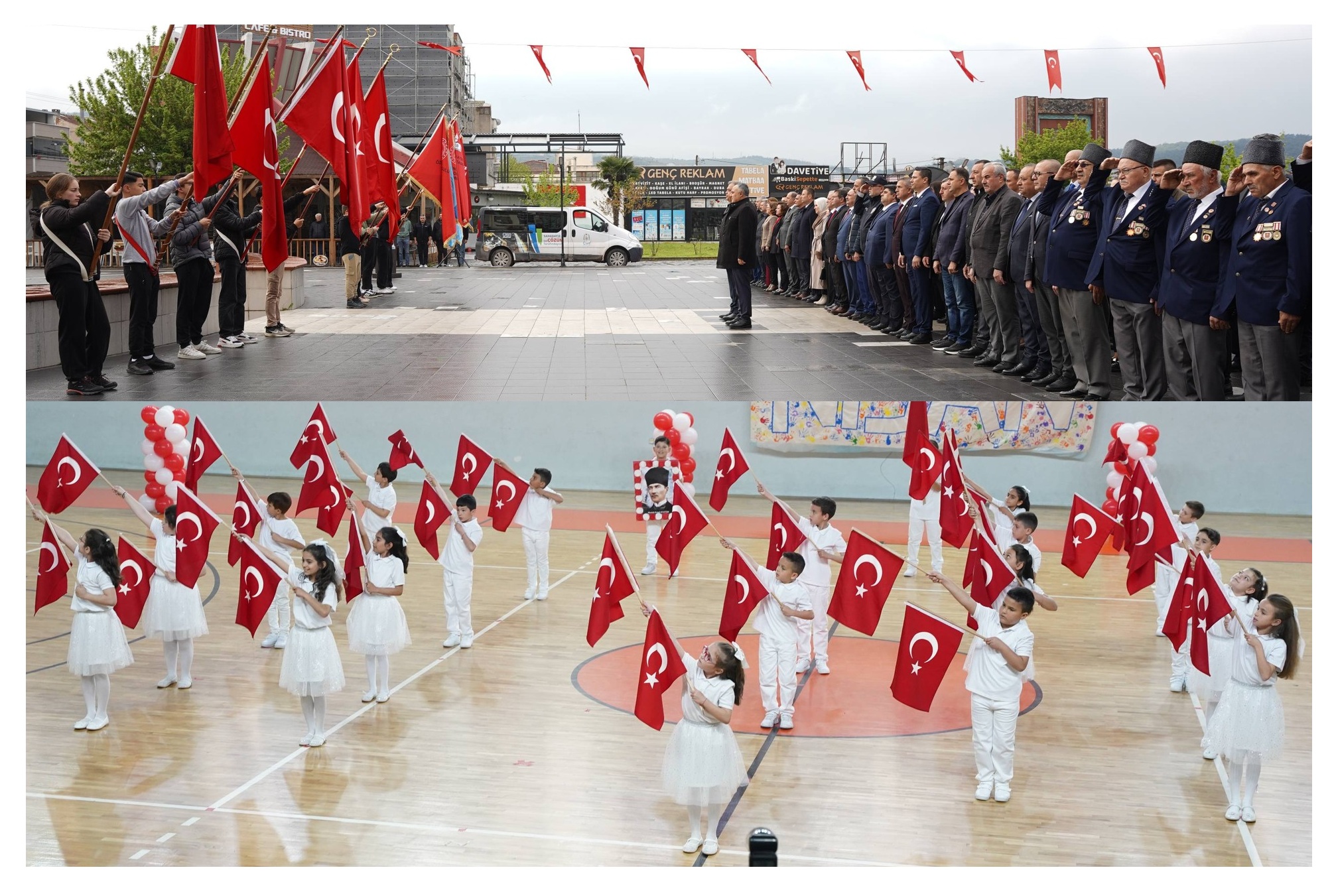 ULUSAL EGEMENLİK VE ÇOCUK BAYRAMI, ÇAN’DA DA TÖRENLERLE KUTLANDI