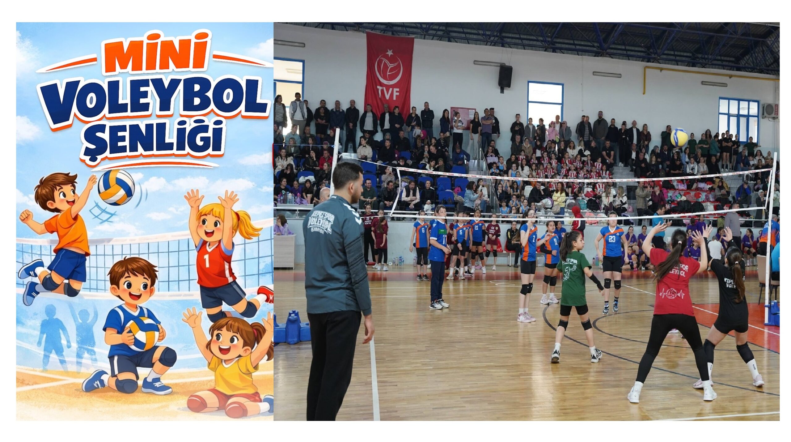 ÇAN’DA MİNİ VOLEYBOL ŞENLİĞİ
