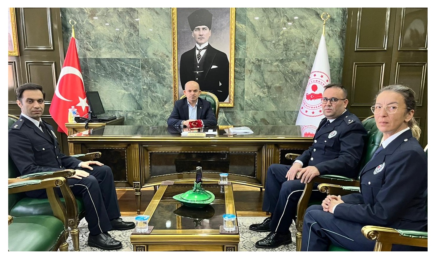 POLİS TEŞKİLATININ 181. YILINDA ÇAN KAYMAKAMINA ZİYARET