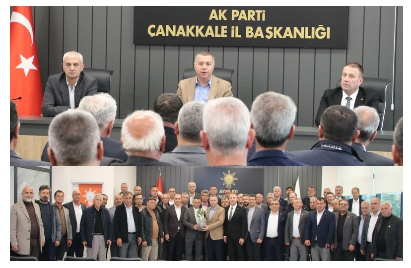 MUHTARLARDAN AK PARTİ İL BAŞKANI ÇANLI ABDURRAHMAN KUZU’YA ZİYARET