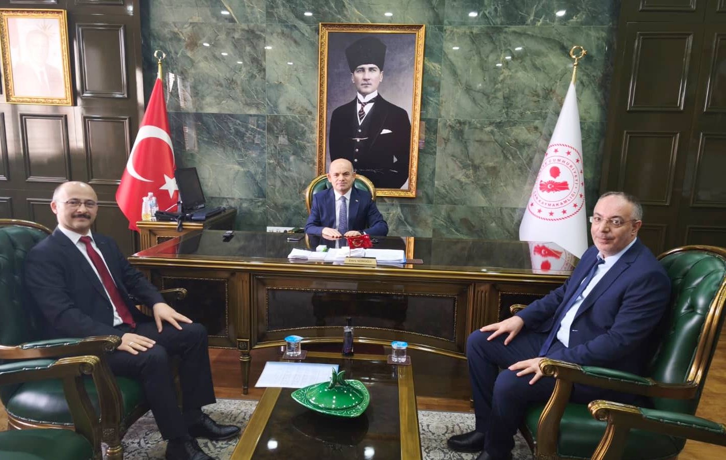 ÇANAKKALE TKDK YENİ İL KOORDİNATÖRÜNDEN ÇAN KAYMAKAMLIĞINA ZİYARET