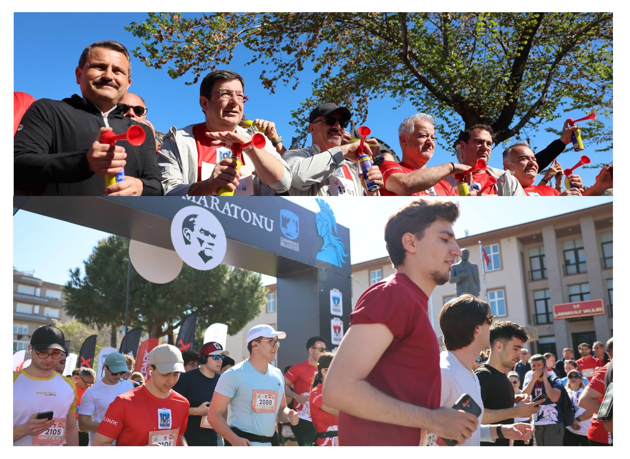 TROYA MARATONUNDA 27 FARKLI ÜLKEDEN DÖRT BİN 200 SPORCU YARIŞTI