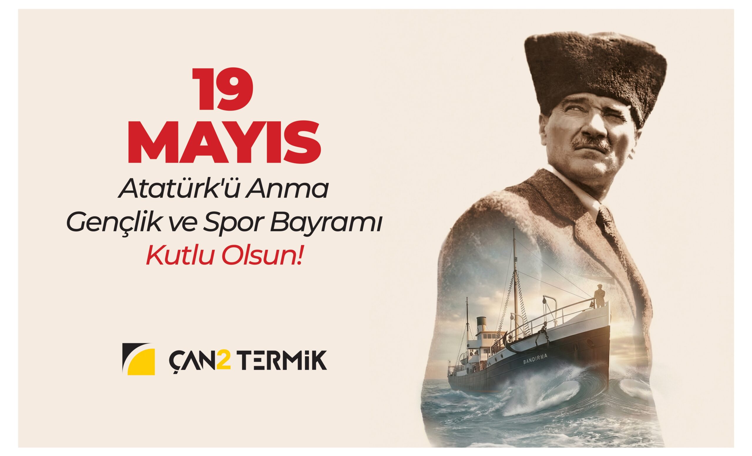 ÇAN2 TERMİK’TEN 19 MAYIS ATATÜRK’Ü ANMA, GENÇLİK VE SPOR BAYRAMI KUTLAMASI