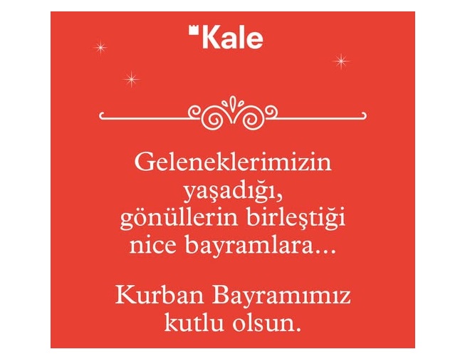 KALE GRUBU’NDAN KURBAN BAYRAMI KUTLAMASI