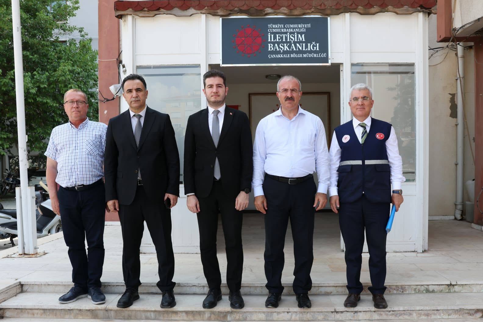VALİDEN ÇANAKKALE İLETİŞİM BÖLGE MÜDÜRLÜĞÜNE ZİYARET