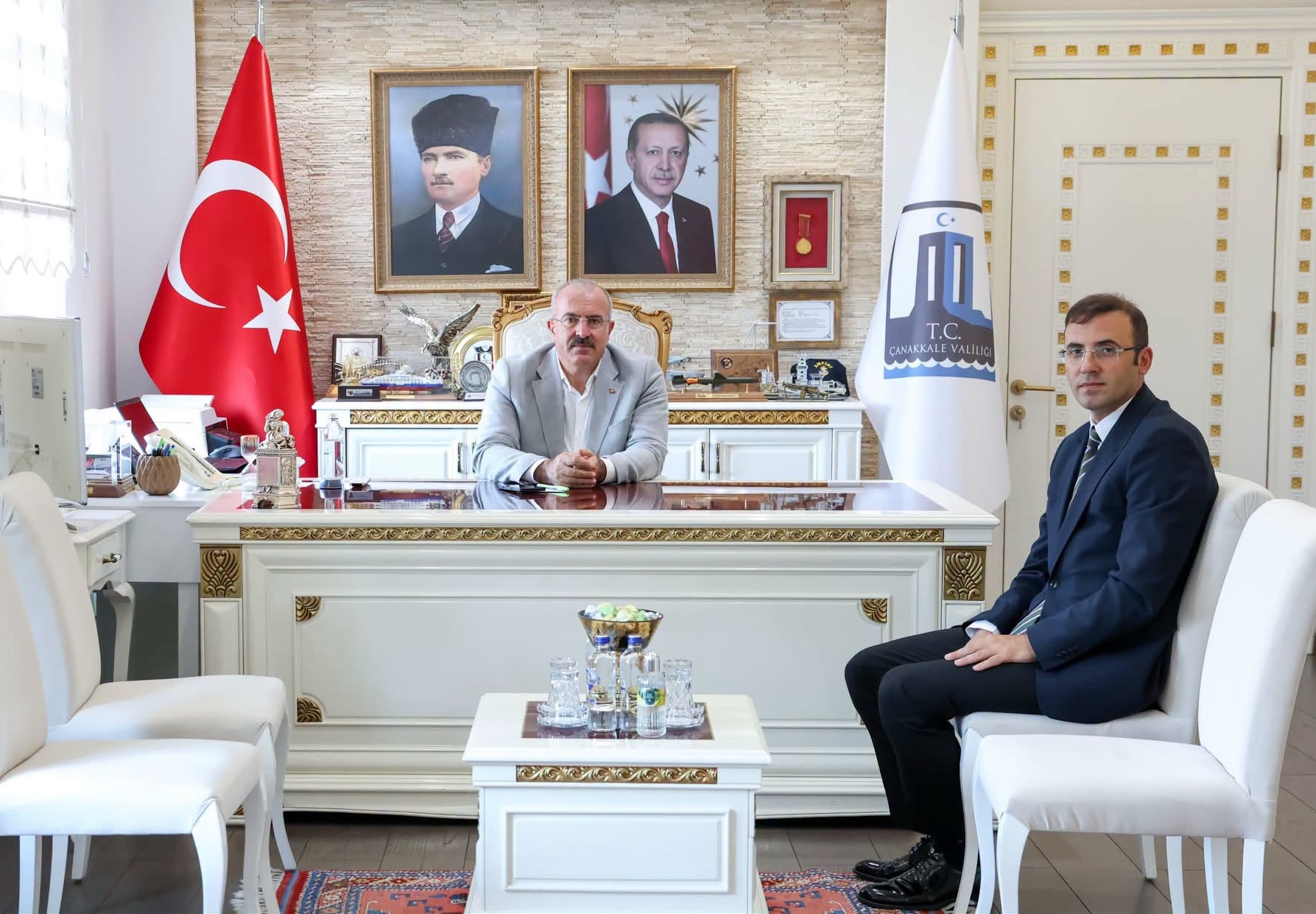 ÇAN KAYMAKAMI BÜLENT ŞİMŞEK GÖREVE BAŞLADI