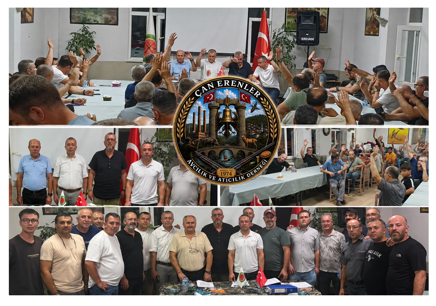 ÇAN ERENLER AVCILAR VE ATICILIK DERNEĞİNDE TÜZÜK TADİLATLI GENEL KURUL…