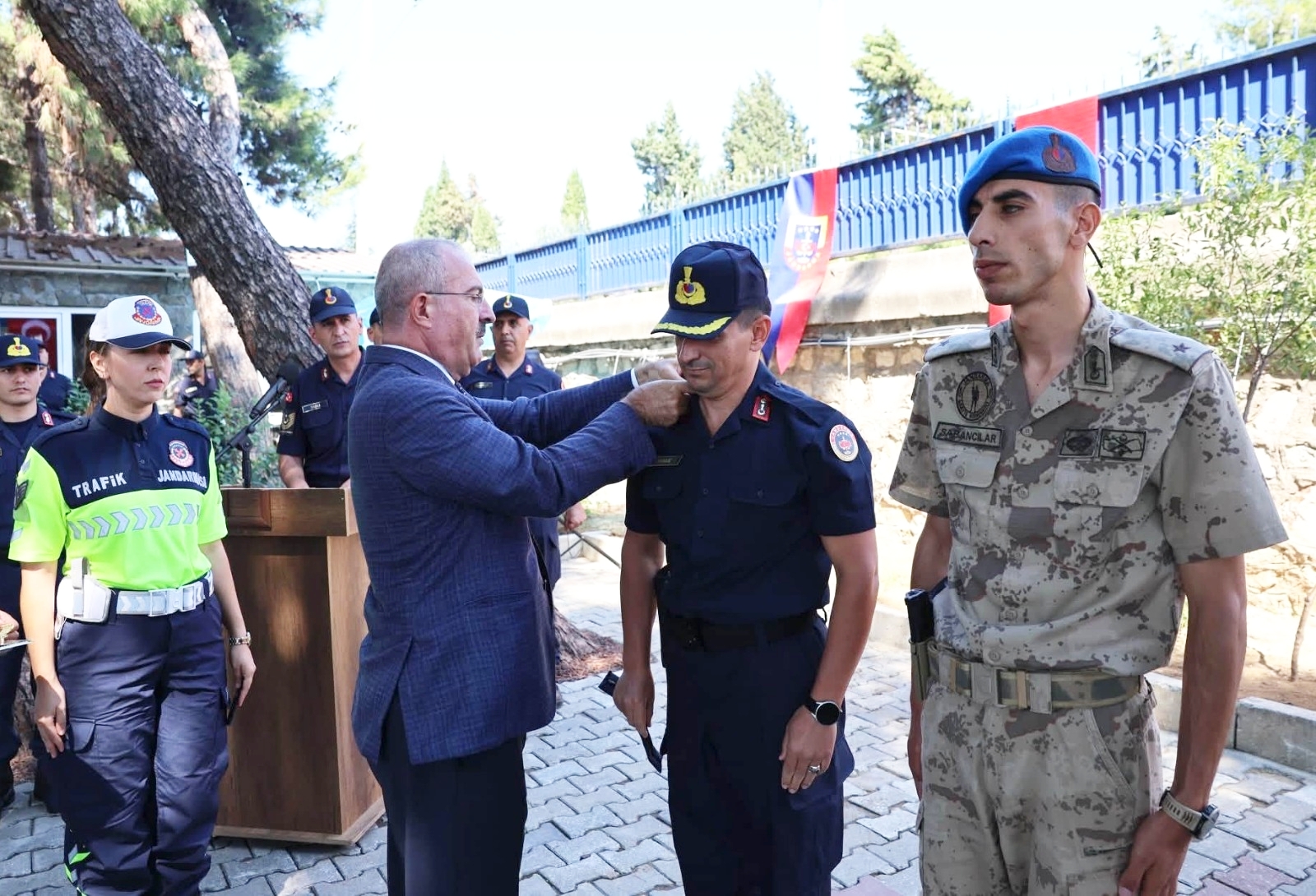 ÇANAKKALE İL JANDARMADA’DA RÜTBE TERFİ TÖRENİ…